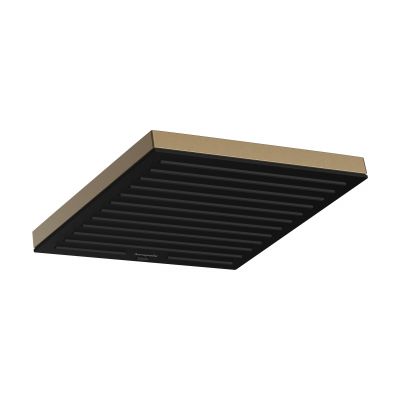 Hansgrohe Pulsify E deszczownica 26 cm kwadratowa brąz szczotkowany 24330140
