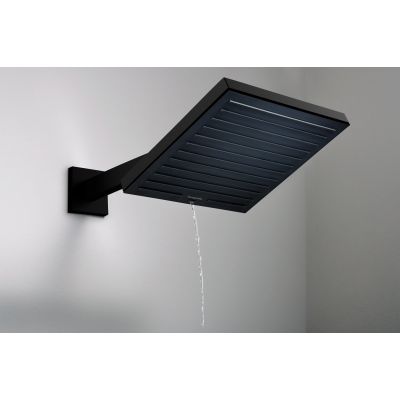 Deszczownica 26x26 cm kwadratowa czarna 24330670 Hansgrohe Pulsify E