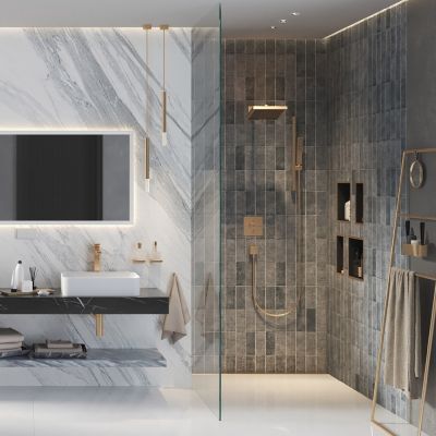 Drążek prysznicowy 65 cm 24404140 Hansgrohe Unica