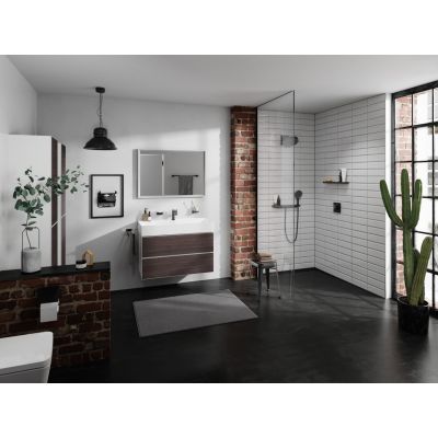 Hansgrohe Tecturis E 73420670 bateria wannowo-prysznicowa ścienna czarna