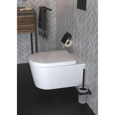 Deska sedesowa wolnoopadająca biała 60197450 Hansgrohe EluPura S