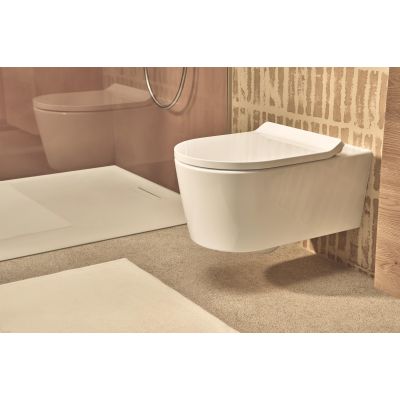 Deska sedesowa wolnoopadająca biała 60200450 Hansgrohe EluPura S