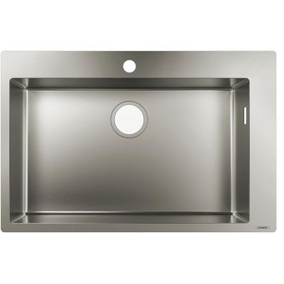 Zlewozmywak stalowy 76x50 cm 43302800 Hansgrohe S 71