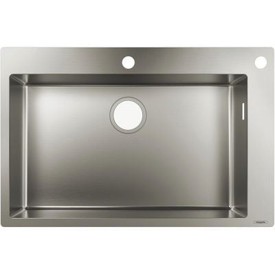 Zlewozmywak stalowy 76x50 cm 43308800 Hansgrohe S 71