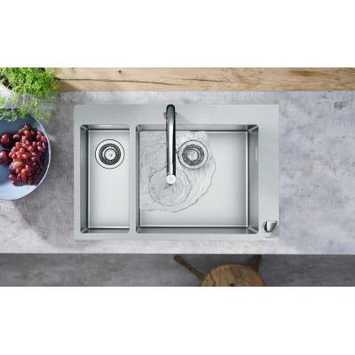 Zlewozmywak stalowy 75.5x50 cm 43309800 Hansgrohe ShowerTablet