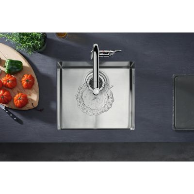 Zlewozmywak stalowy 45.2x40 cm stal 43426800 Hansgrohe S 71