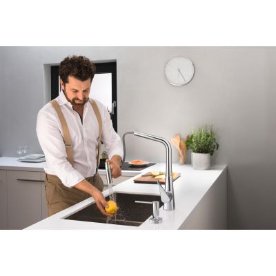 Zlewozmywak stalowy 66.2x40 cm 43428800 Hansgrohe S 71