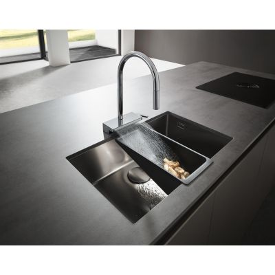 Zlewozmywak stalowy 66.2x40 cm 43428800 Hansgrohe S 71