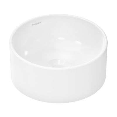 Umywalka 30x30 cm okrągła nablatowa biała 60163450 Hansgrohe Xuniva S
