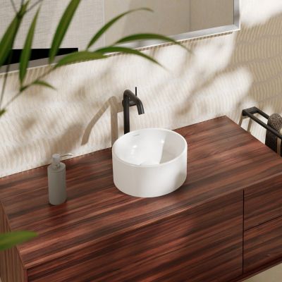 Umywalka 30x30 cm okrągła nablatowa biała 60163450 Hansgrohe Xuniva S