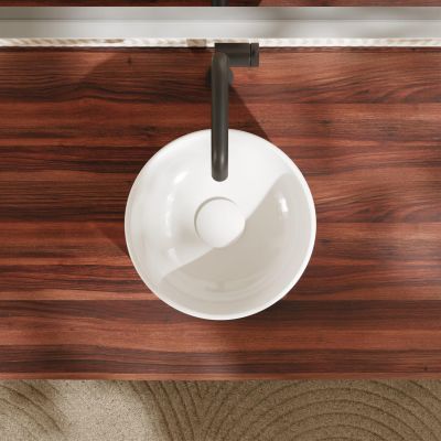 Umywalka 30x30 cm okrągła nablatowa biała 60163450 Hansgrohe Xuniva S