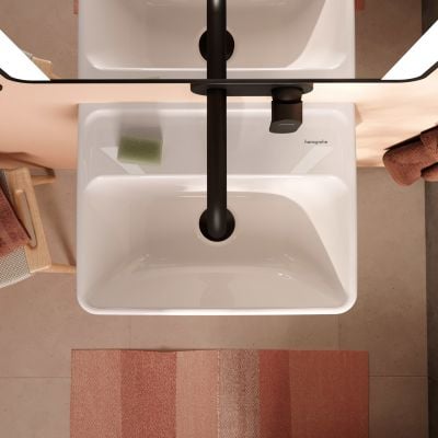 Umywalka 45x34 cm prostokątna ścienna biała 60229450 Hansgrohe Xanuia Q