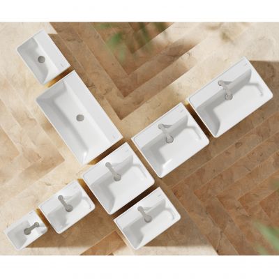 Umywalka 65x48 cm prostokątna ścienna biała 60245450 Hansgrohe Xanuia Q