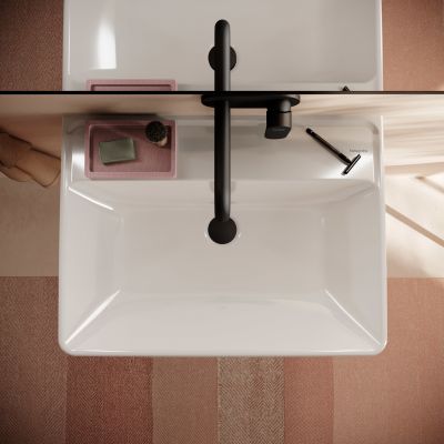 Umywalka 65x48 cm prostokątna ścienna biała 60245450 Hansgrohe Xanuia Q