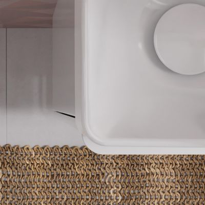 Umywalka 50x48 cm prostokątna ścienna-meblowa biała 61012450 Hansgrohe Xelu Q