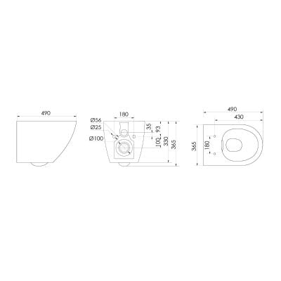 Zestaw Geberit 111170002 + Hagser HGR20000042