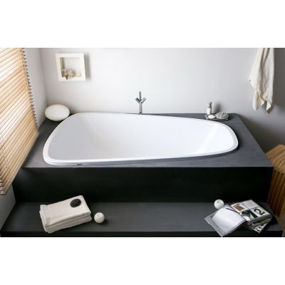 Wanna owalna 180x114 cm owalna biała 3686010 Hoesch SingleBath