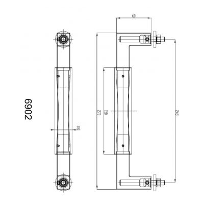 Uchwyt do wanny 6902305 Hoesch