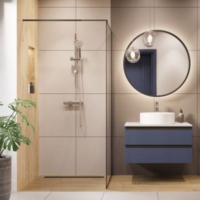 Bateria prysznicowa ścienna chrom BN72001 Invena Kalitea
