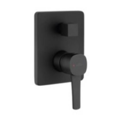 Invena Glamour BP024K2 bateria wannowo-prysznicowa podtynkowa podtynkowa czarny