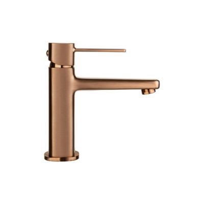 Invena Glamour BU02014 bateria umywalkowa stojąca miedź