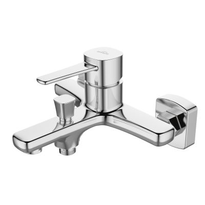 Invena Glamour BW02001 bateria wannowa ścienna chrom