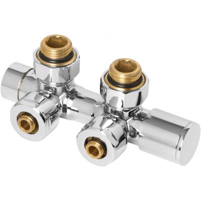 Zestaw przyłączeniowy chrom CZ96015 Invena PROV
