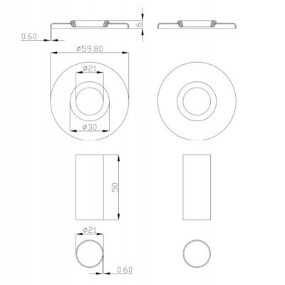 Maskownica grzejnika UA11C15 Invena