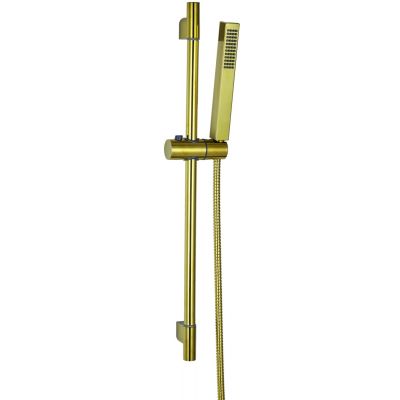 Invena Glamour AU05Z09 zestaw prysznicowy ścienny złoty