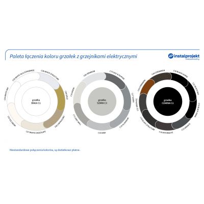 Grzejnik elektryczny 87.5x50 cm czarny POPSE5090C31GH03C2 Instal Projekt Pop Star Electro