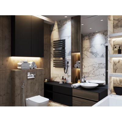 Grzejnik elektryczny 87.5x50 cm czarny POPSE5090C31GH03C2 Instal Projekt Pop Star Electro