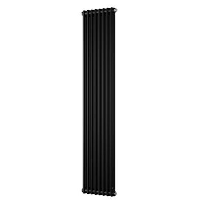 Grzejnik dekoracyjny 180x53.1 cm podłączenie dolne czarny TUB218011D50C75 Instal Projekt Tubus 2