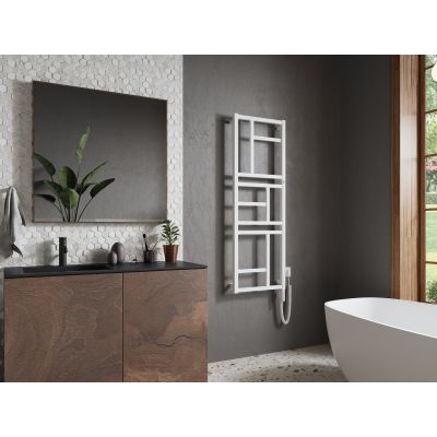 Grzejnik łazienkowy dekoracyjny czarny 174x60 cm MON60170D50C31 Instal Projekt Mondrian