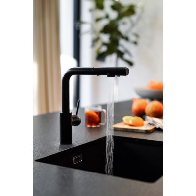 Bateria kuchenna z filtrem stojąca czarna 662311281 KFA Armatura Duero