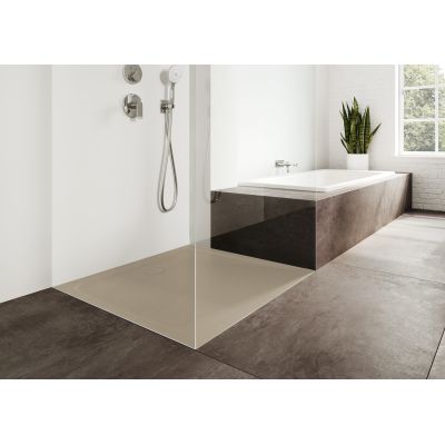 Kaldewei Cayonoplan brodzik 90x90 cm kwadratowy model 2254-5 z obniżonym nośnikiem styropianowym warm beige 40 361447980662