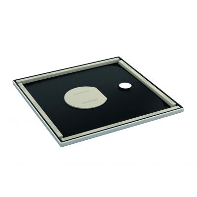 Kaldewei Cayonoplan brodzik 90x90 cm kwadratowy model 2254-5 z obniżonym nośnikiem styropianowym warm beige 40 361447980662