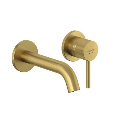 Bateria umywalkowa podtynkowa złota 38244N076 Kludi Bozz