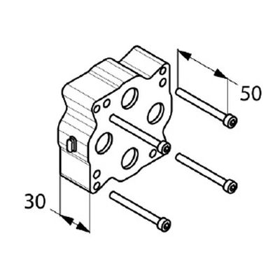 Element podtynkowy baterii 730060000 Kludi Flexx Boxx