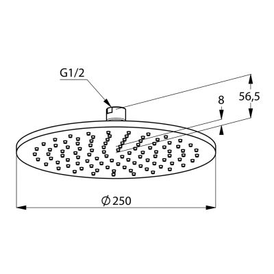 Kludi A-QA 643250500 deszczownica