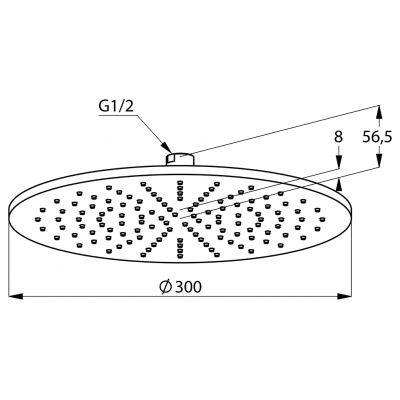 Kludi A-QA 643300500 deszczownica