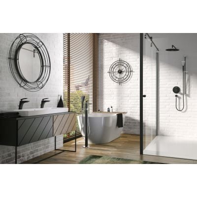 Kludi A-QA 643308700 deszczownica 30x30 okrągła czarny