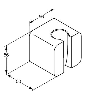 Uchwyt prysznicowy 655510500 Kludi A-QA