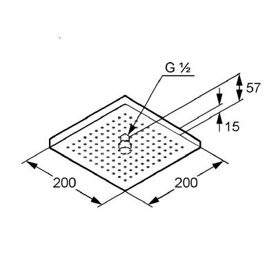 Kludi A-QA 665300500 deszczownica