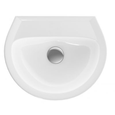 Umywalka 45x37 cm półokrągła ścienna biała K91045000 Koło Rekord
