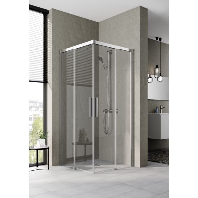 Kabina prysznicowa część prawa 80x80 cm kwadratowa NIC2R08020VPK Kermi Nica NI C2