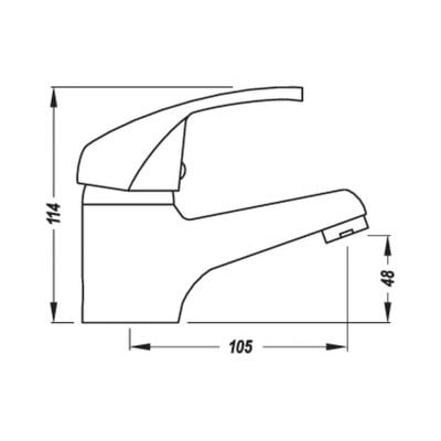 Kuchinox Kakadu BKK622D bateria umywalkowa
