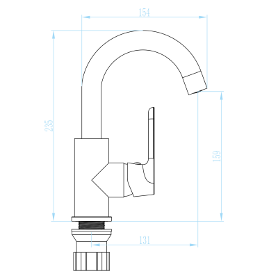 Kuchinox Dima BQD028D bateria umywalkowa