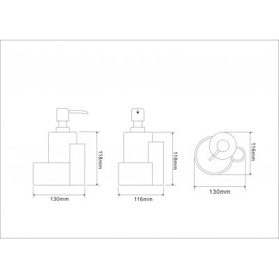 Kuchinox Lupo AMP009M dozownik do płynów
