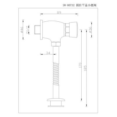 Kuchinox BQZ03AD zawór ścienny