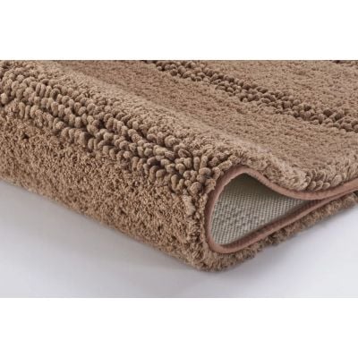Dywanik łazienkowy 140x80 cm prostokątny brązowy 4094287657 Kleine Wolke Monrovia